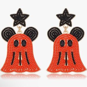 NWOT MICKEY GHOST EARRINGS